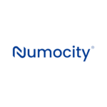 Numocity logo in blue lettering on a transparent background Copy