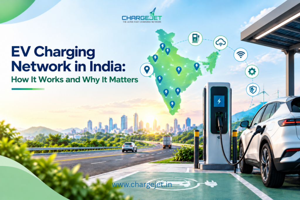 EV charging network in India with electric vehicle charging station and nationwide charging locations Copy